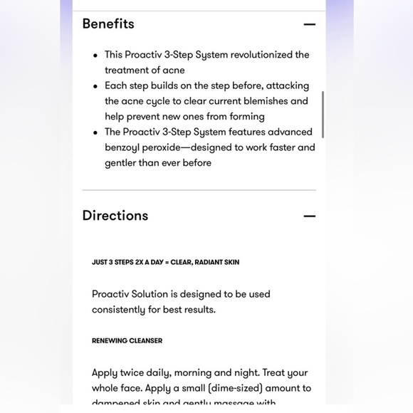 🏷️🏷️Proactiv Revitalizing Toner 6ml, Repair 3ml, Pore Targeting Treatment NEW! - Picture 6 of 13